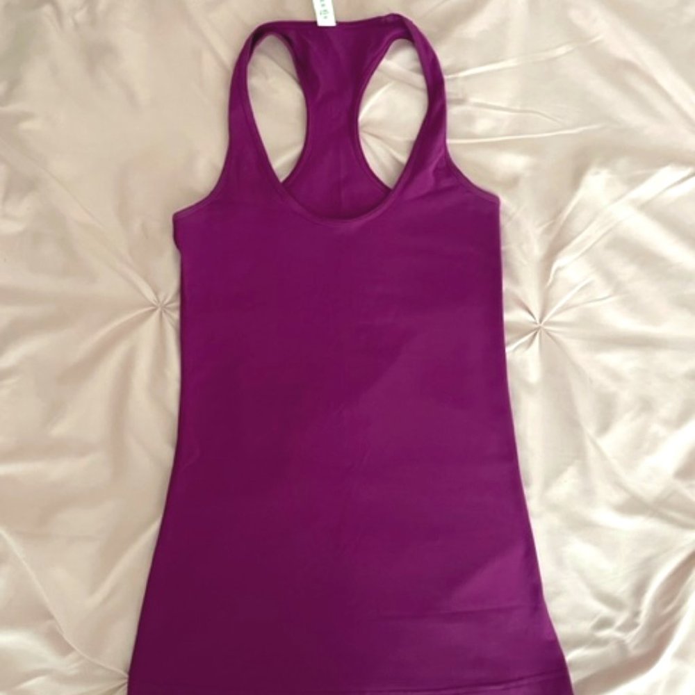 Lululemon Cool Racerback Tank Size 4 Fuchsia Color